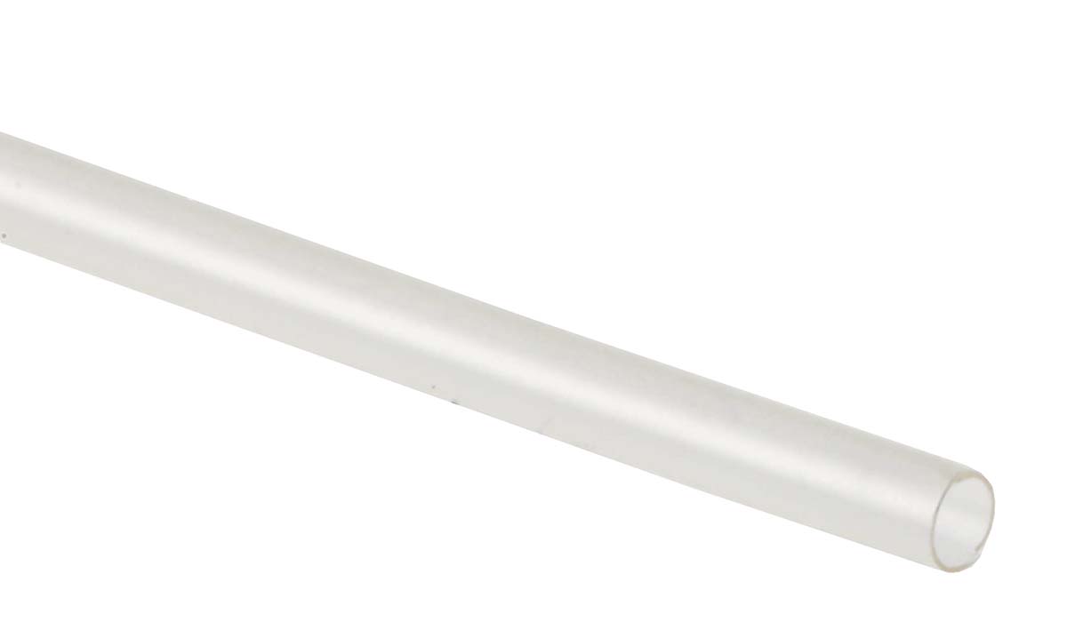 TE Connectivity Heat Shrink Tubing, Clear 1.6mm Sleeve Dia. x 1.2m Length 2:1 Ratio, KYNAR Series