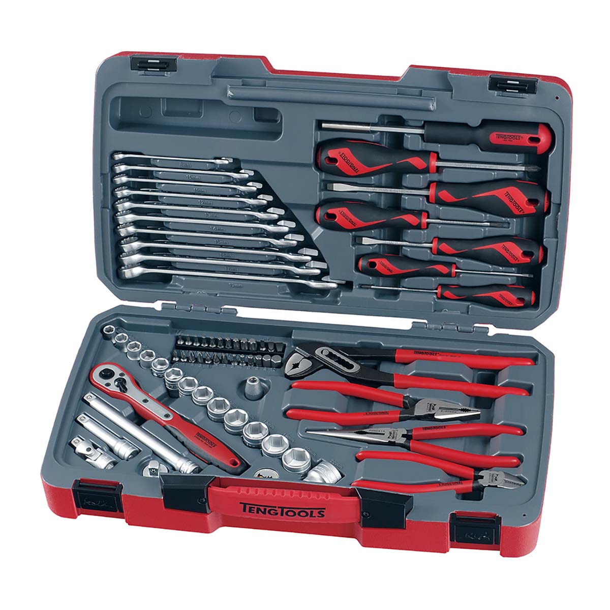 Teng Tools 67 Piece Automotive Tool Kit with Teng Tool Carrying Case