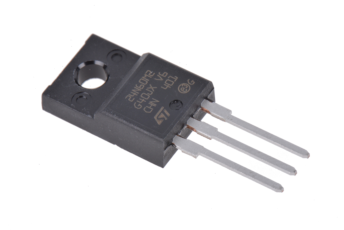 STMicroelectronics MDmesh M2 Type N-Channel MOSFET, 18 A, 650 V Enhancement, 3-Pin TO-220 STF24N60M2