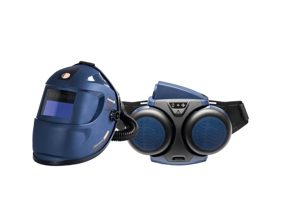 Sundstrom H06 Series Powered Powered Respirator Kit Helmet (without Lens), 2 Filters, EN 12941