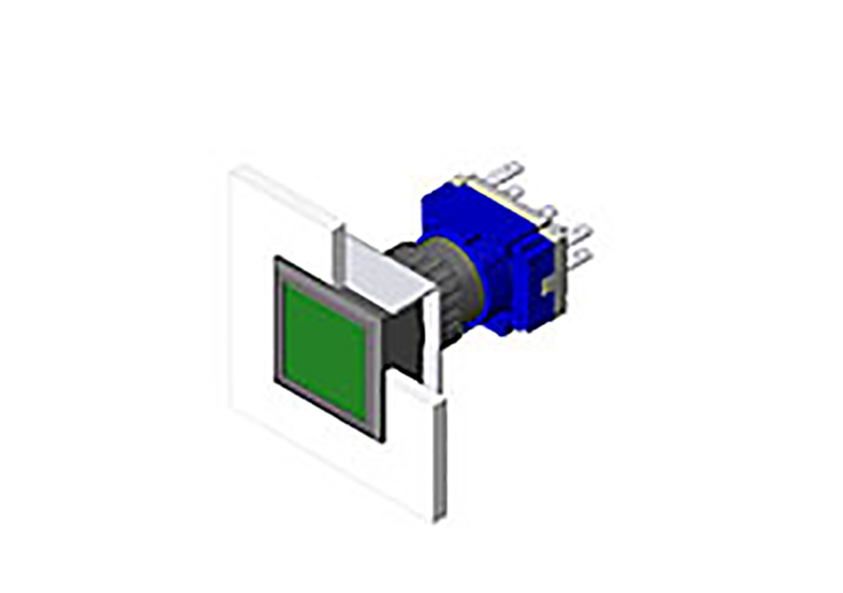 EAO Illuminated Push Button Switch for Use with Series 61 Switches