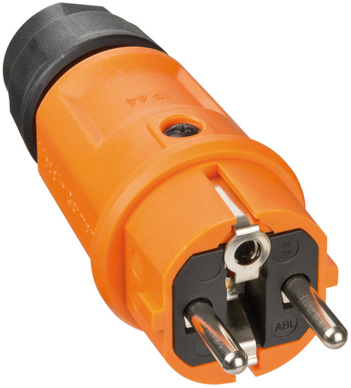 brennenstuhl French Mains Plug & Socket, 16A Orange, Cable Mount, 250 V