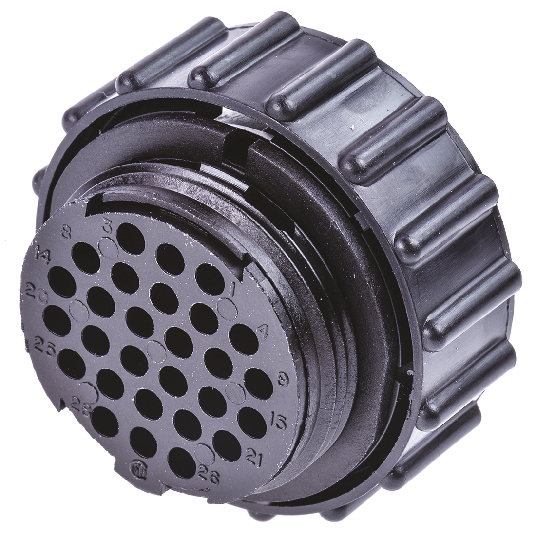 TE Connectivity Circular Connector, 28 Contacts, Cable, Standard Connector, Plug, Male, CPC Series