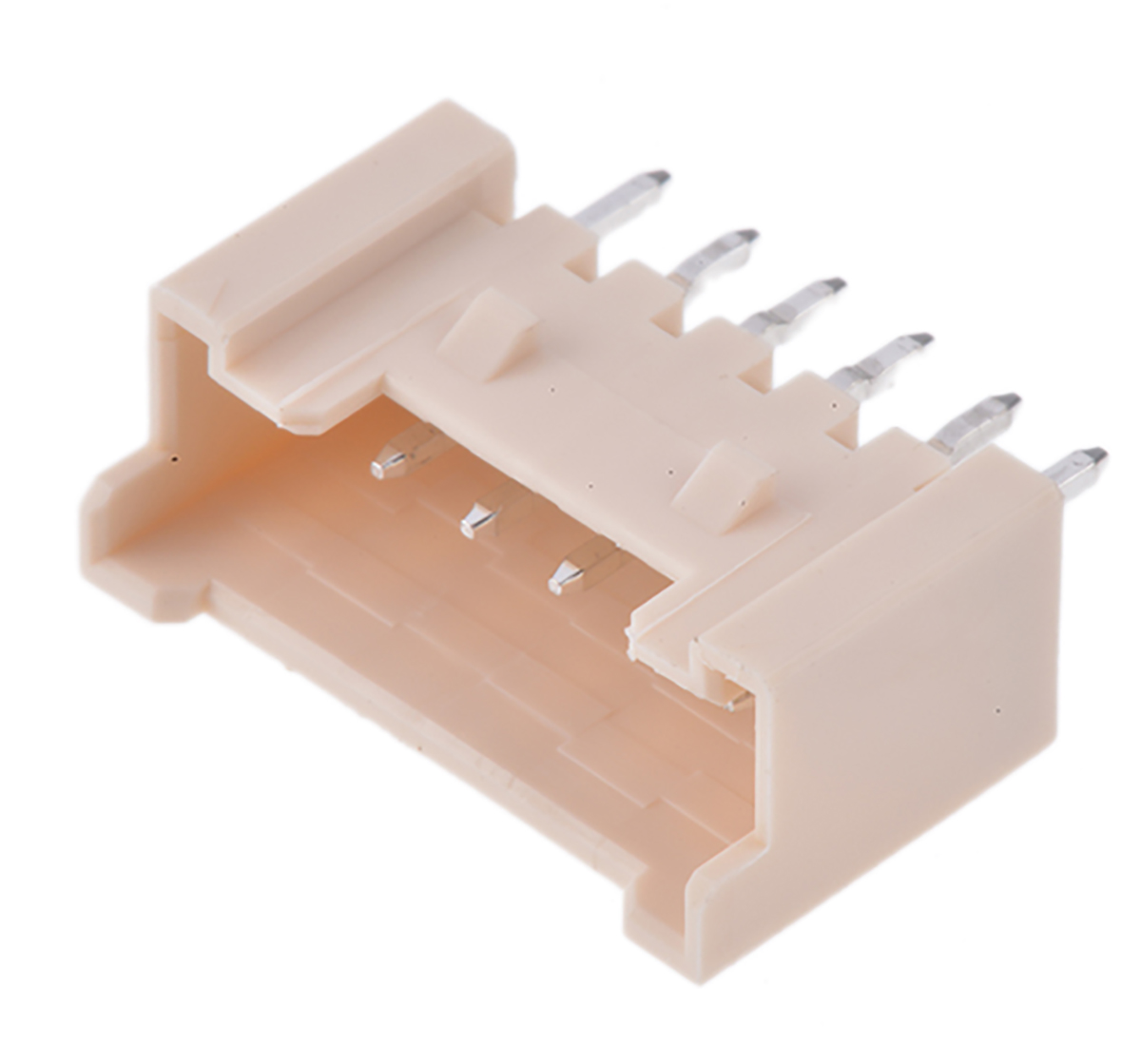 Molex Sherlock Series Straight Through Hole PCB Header, 6 Contact(s), 2 mm Pitch, 1 Row, Shrouded