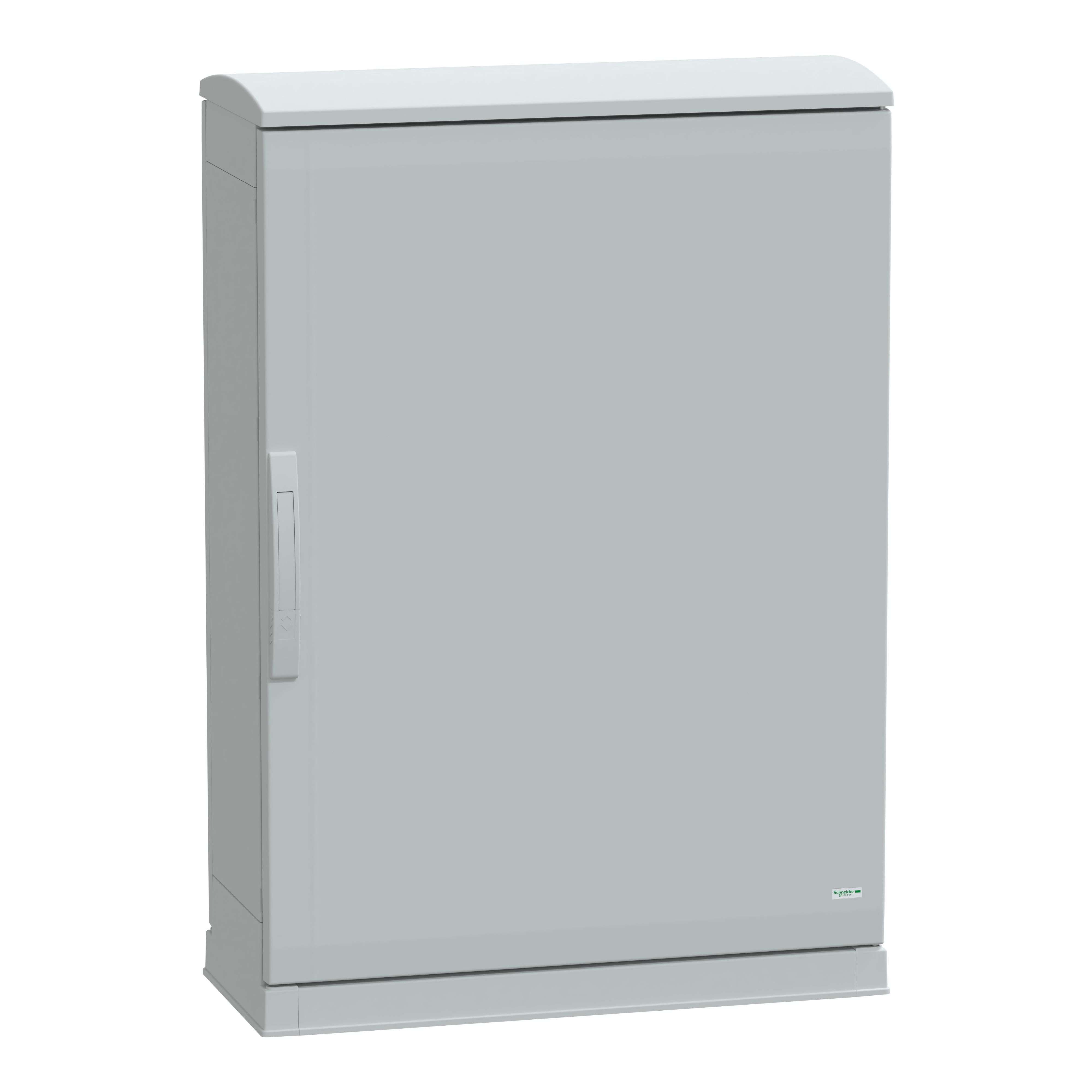 Schneider Electric PanelSeT Series Fibreglass Reinforced Polyester Single-Door-Door Floor Standing Enclosure, Opaque