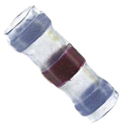 TE Connectivity Blue PVDF Solder Sleeve 16.5mm Length 2.15 → 4.3mm Cable Diameter