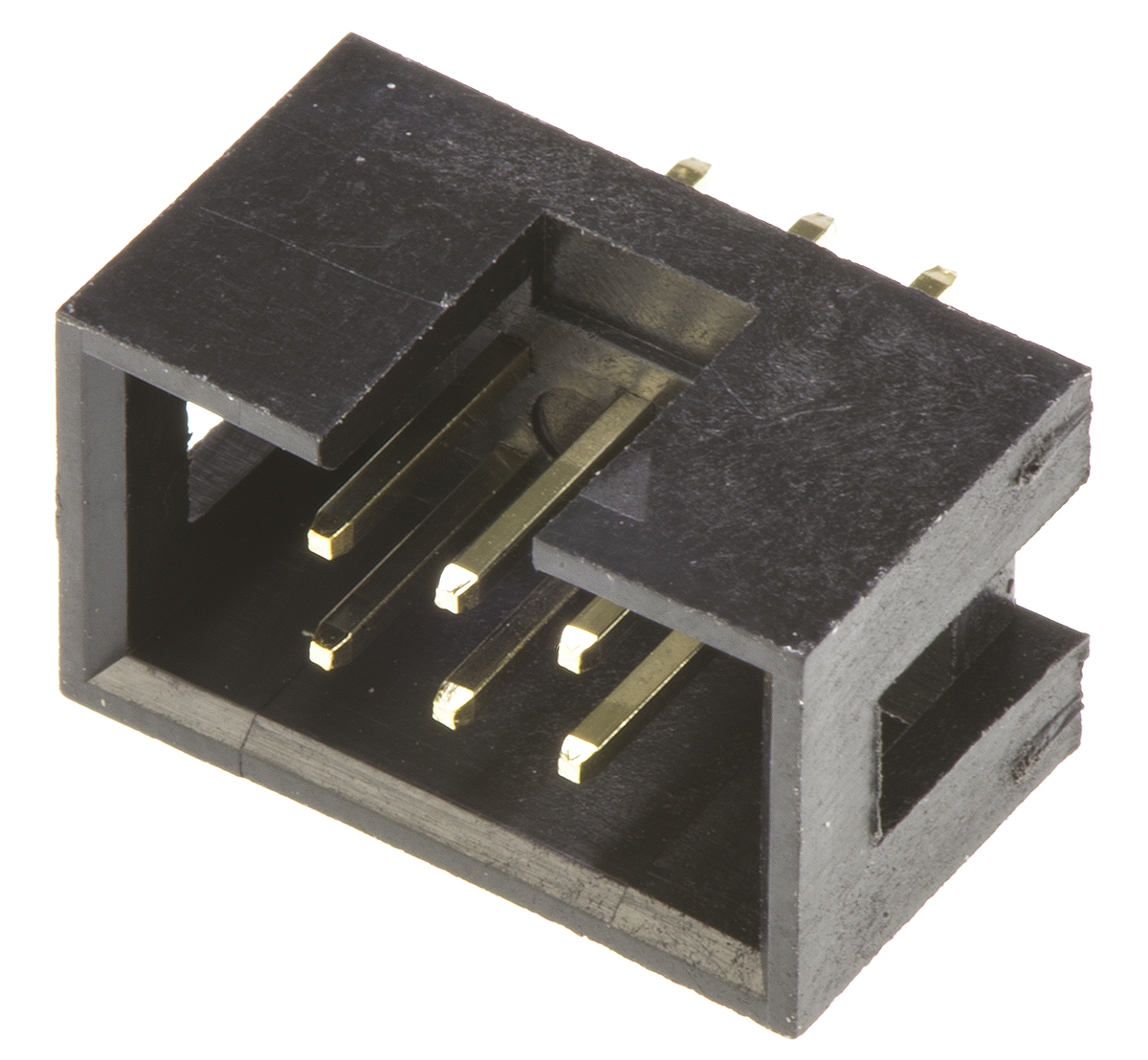 Amphenol Communications Solutions T821 Series Straight Through Hole PCB Header, 6 Contact(s), 2.54 mm Pitch, 2 Row,