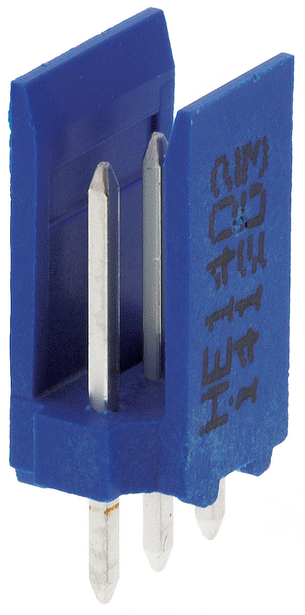 TE Connectivity AMPMODU HE14 Series Straight Through Hole PCB Header, 3 Contact(s), 2.54 mm Pitch, 1 Row, Shrouded