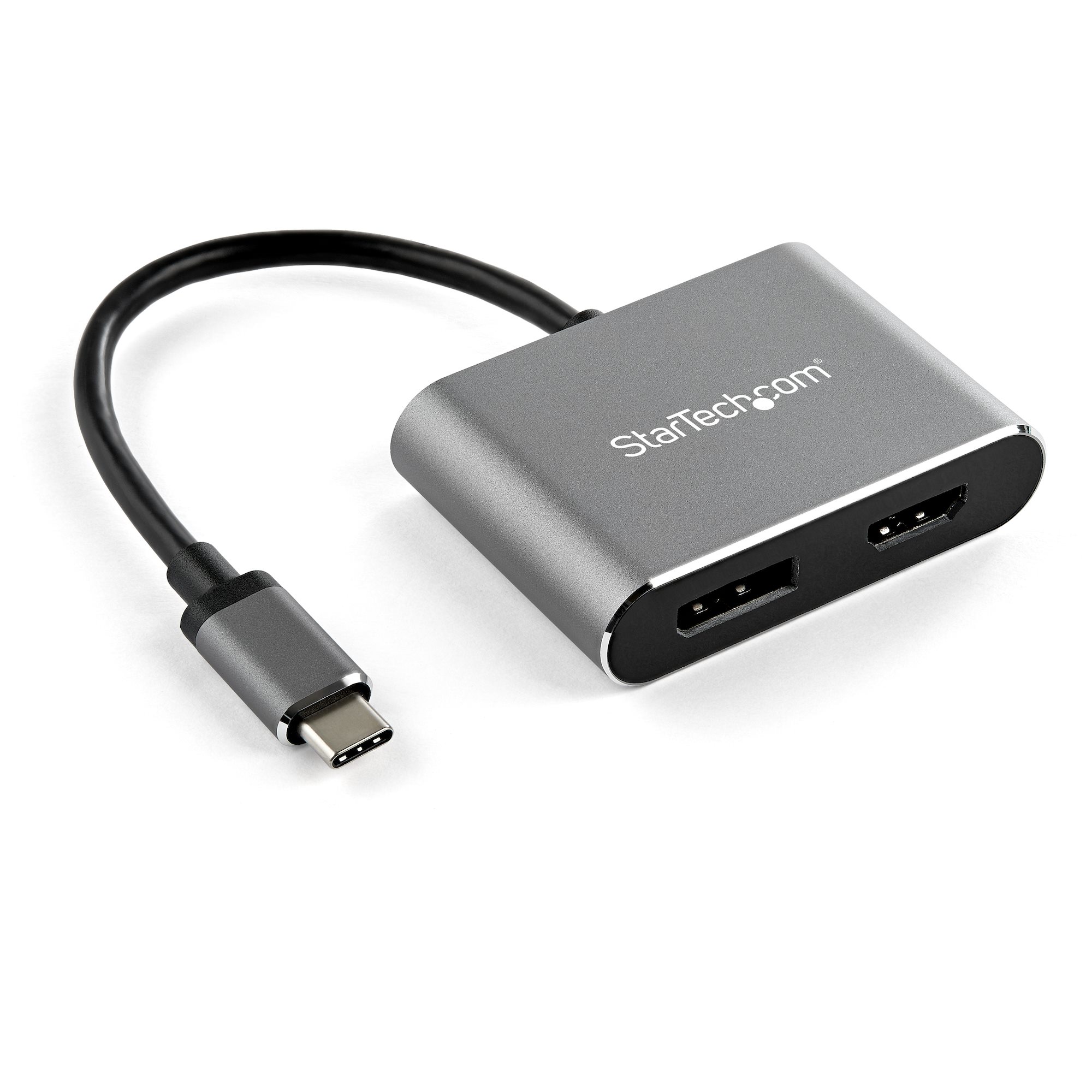 StarTech.com USB C to DisplayPort, HDMI Adapter, USB C, 1 Supported Display(s) - 4K @ 60Hz