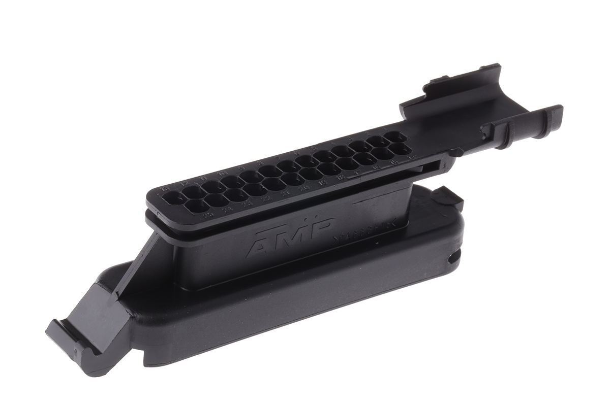 TE Connectivity, Junior Power Timer Automotive Connector Socket Black Cable Mount 25 Way 281810-2
