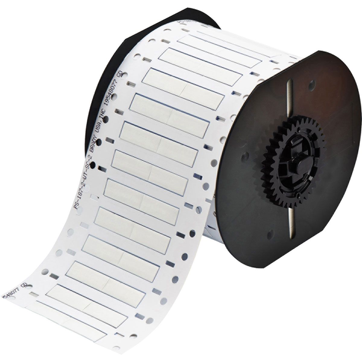 Brady B-342 on White Label Printer Labels, 25.40 mm Width, 8.51mm Label Length, 25.4mm Label Width