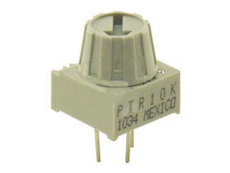 10kΩ, Through Hole Trimmer Potentiometer 0.5W Top Adjust TT ElectronicsBI, 72