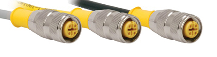 Turck Female 5 way M12 to Male 5 way M12 Sensor Actuator Cable, 10 m