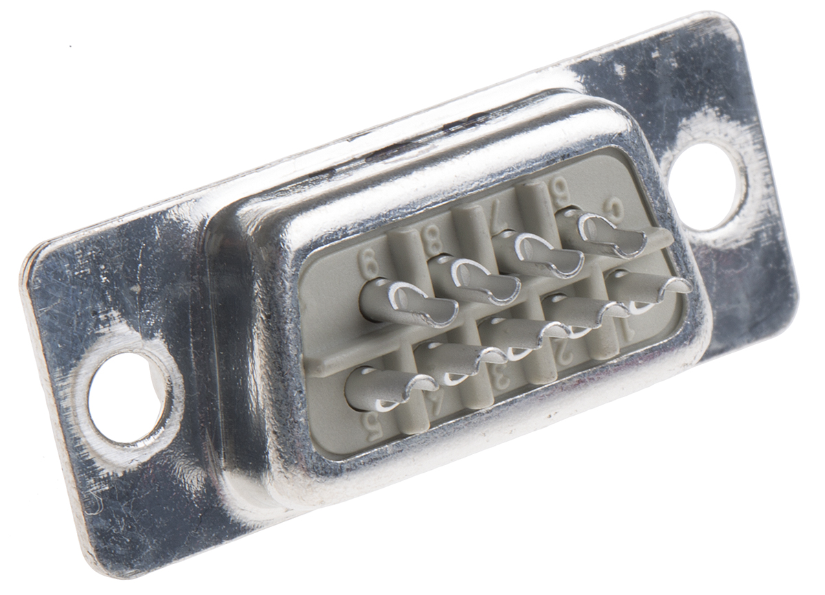 HARTING 9 Way Panel Mount D-sub Connector Socket, 2.77mm Pitch