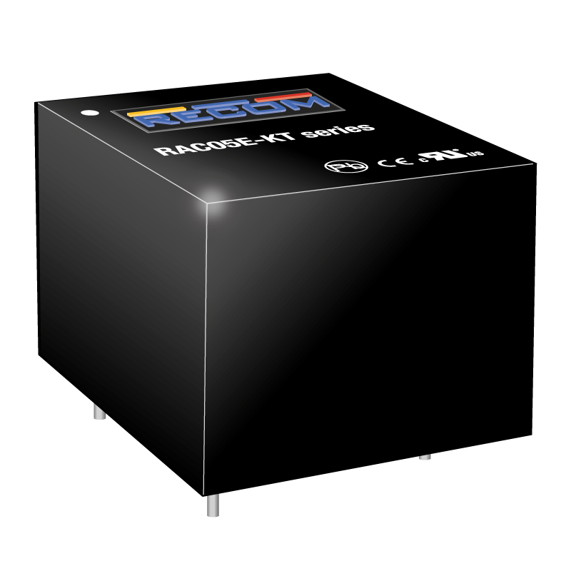Recom, AC/DC Converter 208 mA, 24 V, 24 V 4-Pin, 1.07 x 1.26 in RAC05E-24SKT