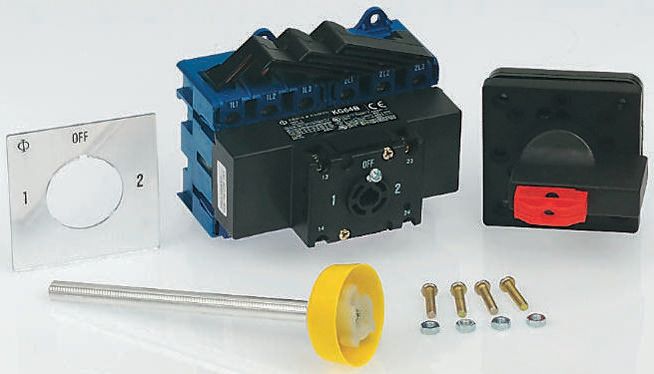 Kraus & Naimer 3P Pole Isolator Switch - 25A Maximum Current, 7.5kW Power Rating, IP65