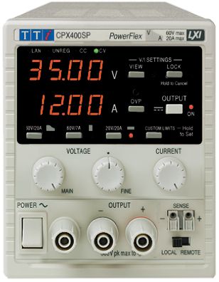 Aim-TTi CPX Series Digital Bench Power Supply, 0 → 60V, 0 → 20A, 1-Output, 420W - RS Calibrated
