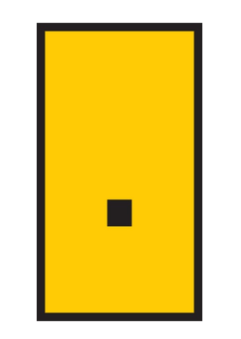 HellermannTyton WIC Snap On Clip On Cable Marker, Yellow, Pre-printed ".", 2 → 2.8mm Cable, for Cables and