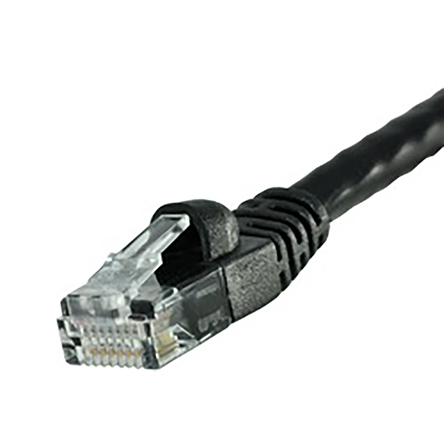 Cinch73, 7.6m Cat6, Black RJ45 to Male RJ45 Male, U/UTP Unshielded, Terminated PVC Sheath