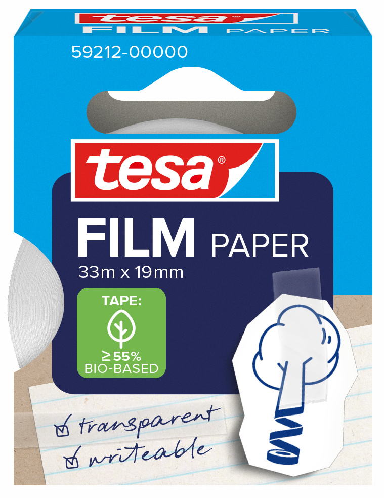 Tesa 59212 Transparent Tesafilm Standard Office Tape 19mm x 33m