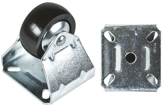 Tente Fixed Castor Wheel, 50kg Capacity, 50mm Wheel