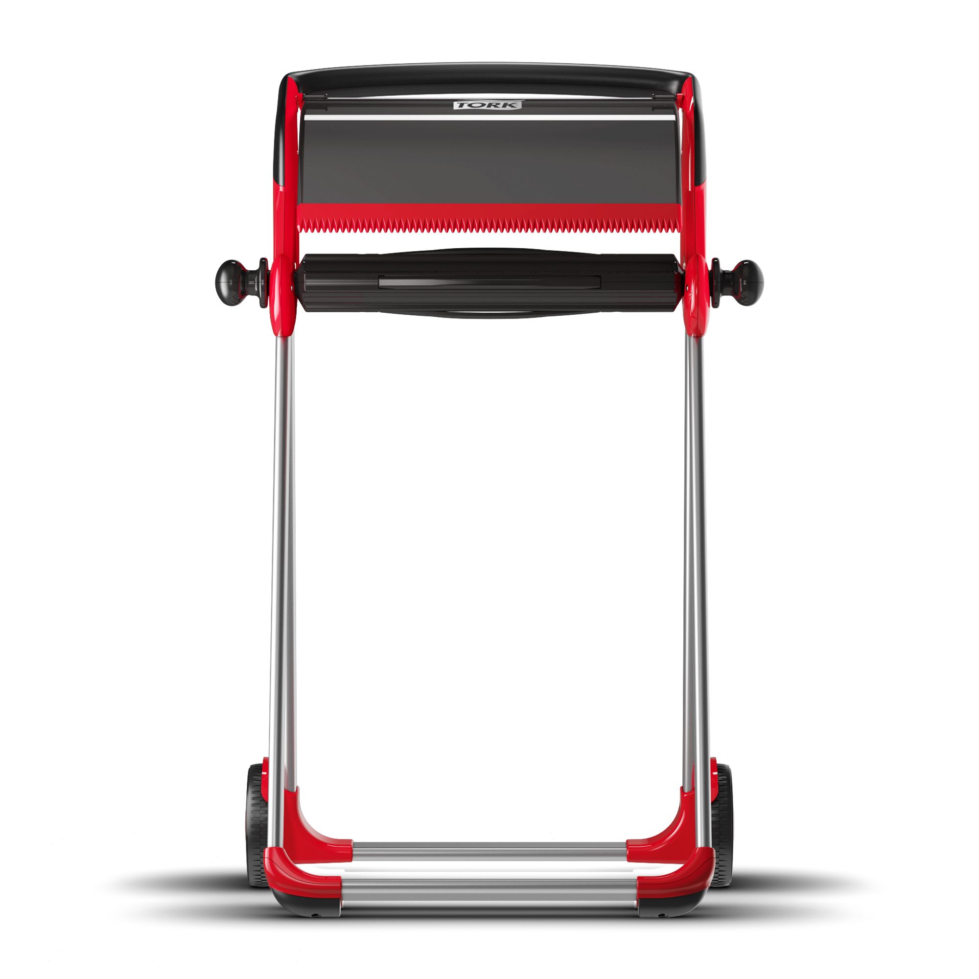 Tork Metal, Plastic Red Free Standing, Portable Paper Towel Dispenser, 530mm x 1006mm x 646mm