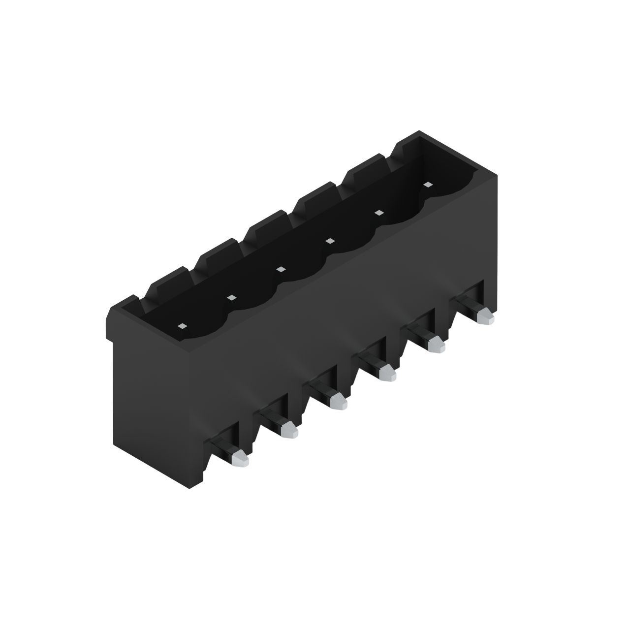 Wurth Elektronik WR-TBL Series Horizontal Through Hole PCB Header, 6 Contact(s), 5 mm Pitch, 1 Row