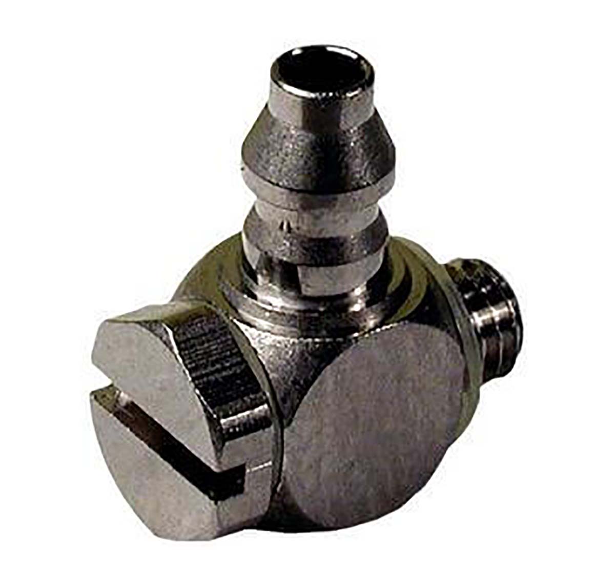 SMC M Series Elbow Threaded Adaptor, M3 Male to Barbed 4 mm, Threaded-to-Tube Connection Style