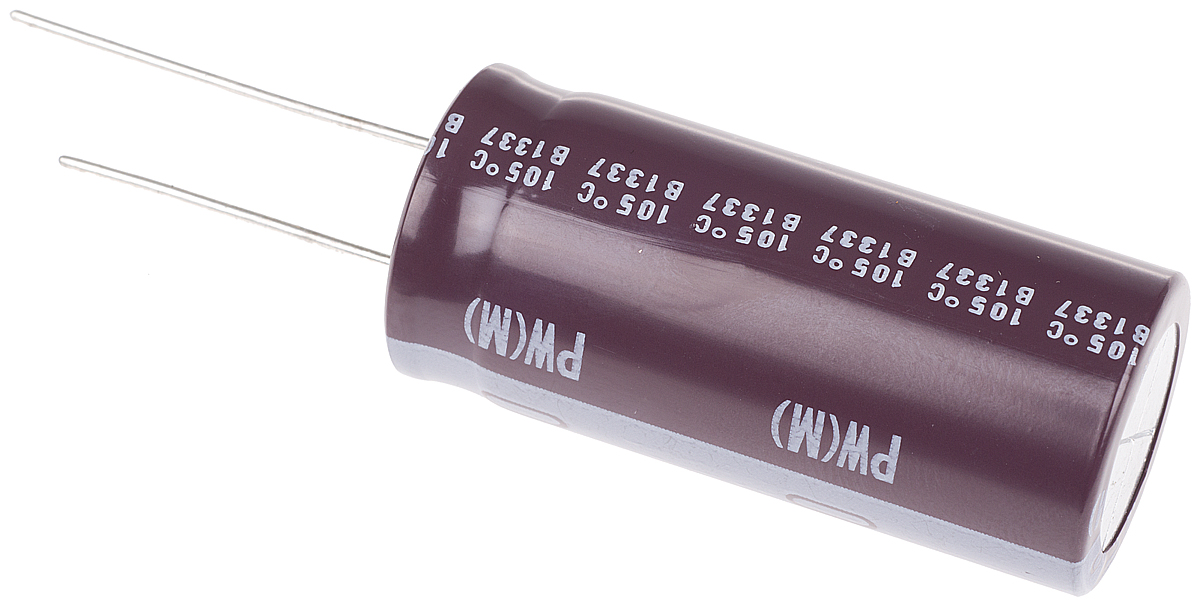 Nichicon 1000μF Aluminium Electrolytic Capacitor 100V dc, Radial, Through Hole - UPW2A102MHD