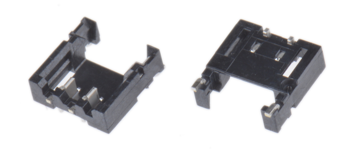 Hirose DF57 Series Straight Surface PCB Header, 2 Contact(s), 1.2 mm Pitch, 1 Row, Shrouded