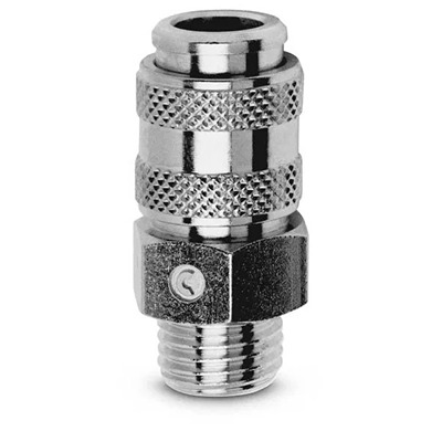 Camozzi 5051 Series Male Connector, G 1/8 to BSP Male, Threaded Connection Style, 5051 1/8