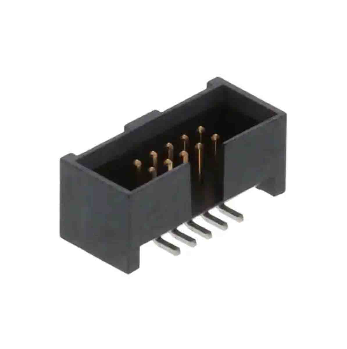 Samtec ESHF Series PCB Header, 5 Contact(s), 1.27 mm Pitch, 2 Row, Shrouded