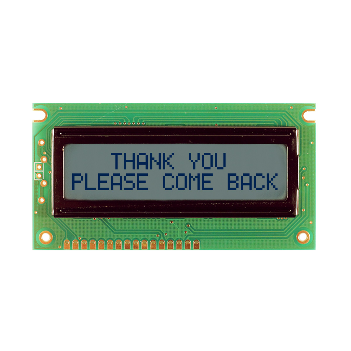 NEWHAVEN DISPLAY INTERNATIONAL NHD-0216BZ-RN-GBW Alphanumeric LCD Alphanumeric Display Grey, 2 Rows by 16 Characters,