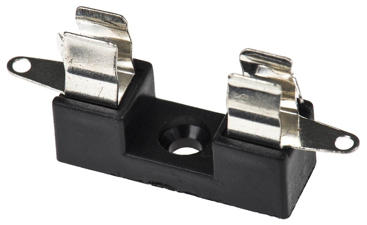 Bulgin 6.3A Base Mount Fuse Holder for 5 x 20mm Fuse, 250V ac