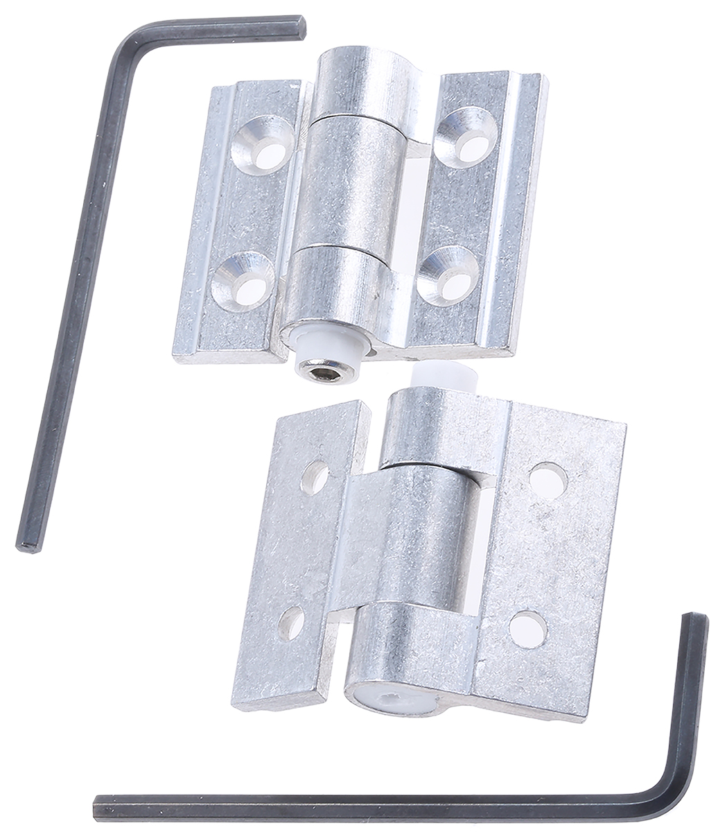 Pinet Aluminium Friction Hinge, Screw Fixing, 30mm x 35mm x 3mm