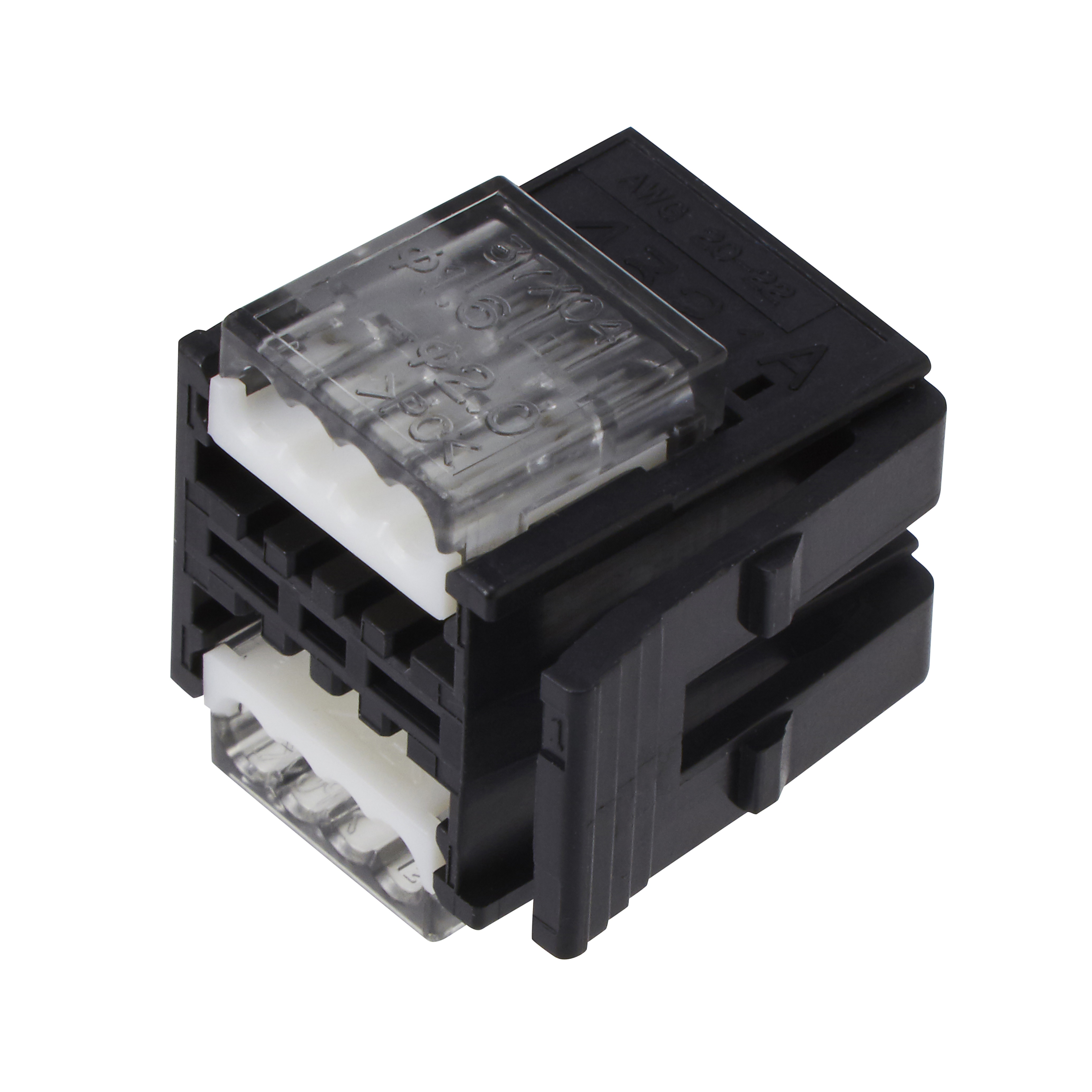 3M 371 Series Terminal Plug, 4-Way, 3A, 20 → 26 AWG Wire, IDC Termination