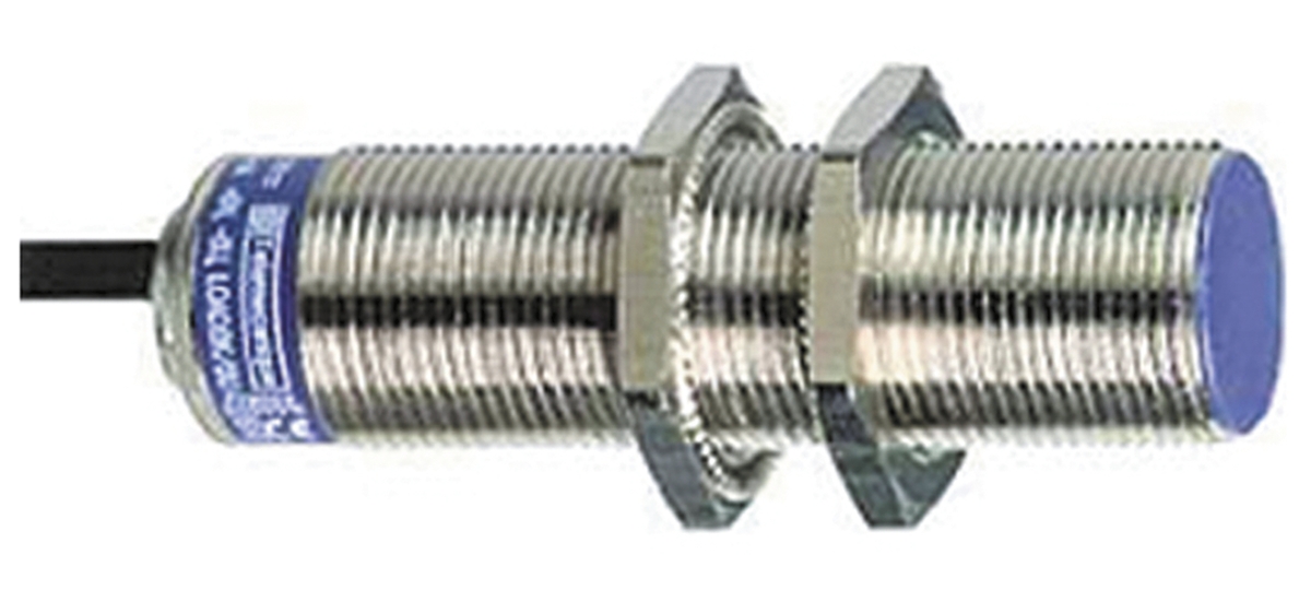 Telemecanique Sensors Inductive Threaded Barrel Proximity Sensor, M18, 8 mm Detection, NPN NC, 12 → 48 V dc