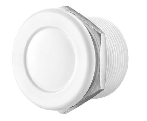 RS PRO Illuminated Piezo Switch, Momentary (NO), SPST, IP69, Flexible Wire, 0.2A, -20 to 70°C White