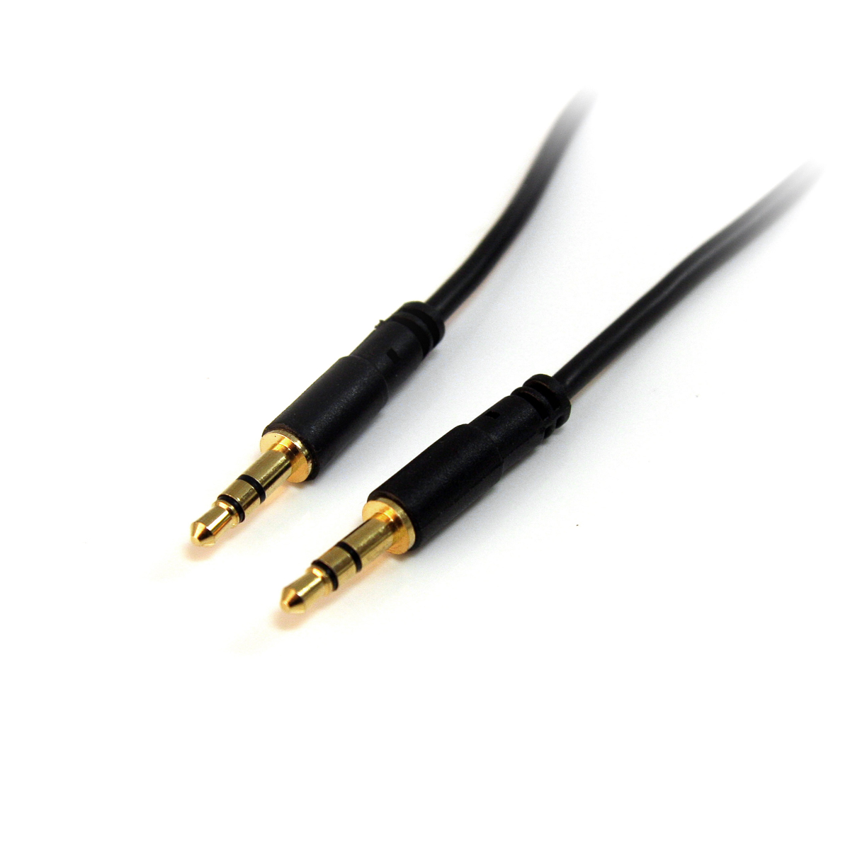 StarTech.com Male 3.5mm Stereo Jack to Male 3.5mm Stereo Jack Aux Cable, Black, 3m MU10MMS
