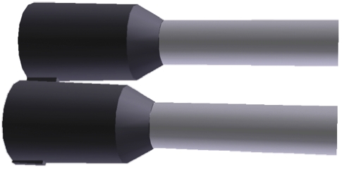 TE Connectivity Insulated Crimp Bootlace Ferrule, 8mm Pin Length, 1.8mm Pin Diameter, 1.5mm² Wire Size, Black