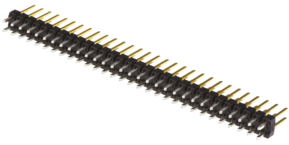 Molex C-Grid III Series Straight Through Hole Pin Header, 60 Contact(s), 2.54 mm Pitch, 2 Row, Unshrouded