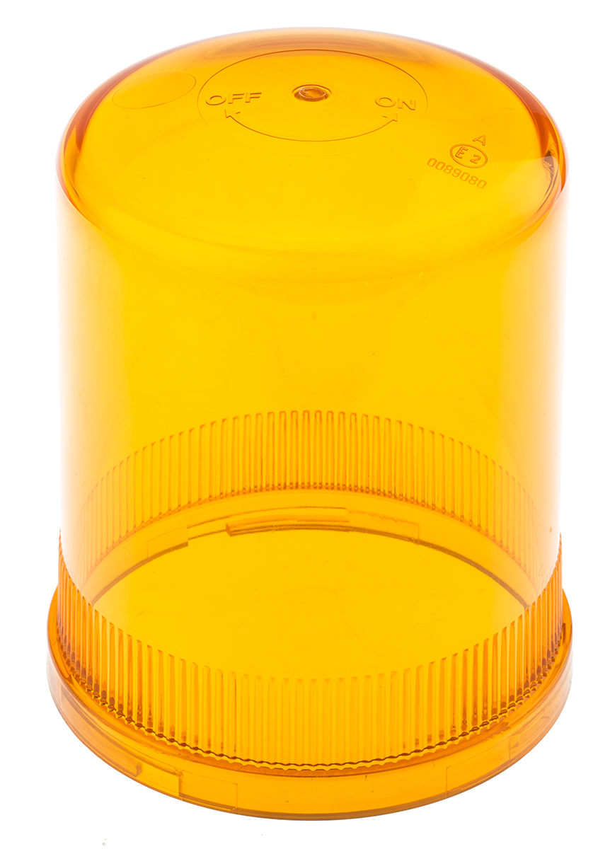Moflash Amber Lens for use with 200 Series, 201 Series, 400 Series, 401 Series, 500 Series, 501 Series, 88 Series, 98
