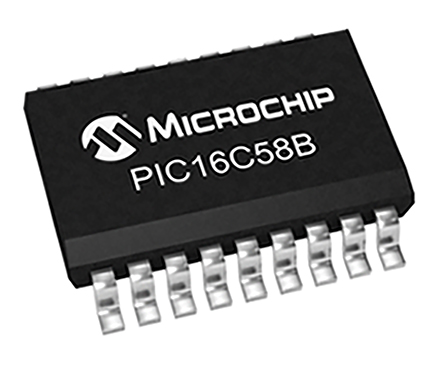 Microchip, 8 bit PIC, PIC16C Microcontroller, 40 MHz, 3kB OTP, 18-Pin SOIC