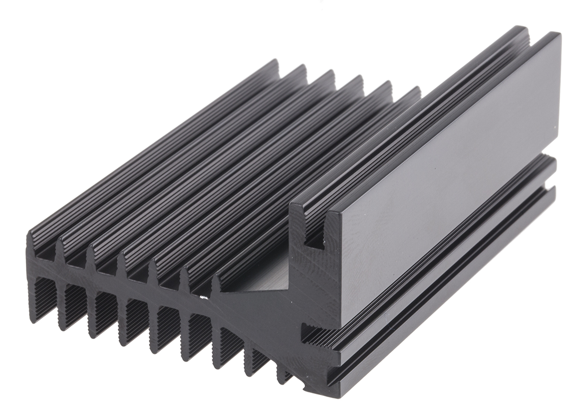 RS PRO Heatsink, 3.7°C/W, 75 x 50 x 28mm, Screw