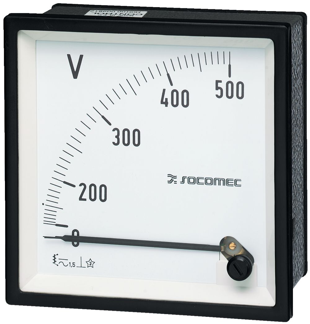 Socomec 192G Series Analogue Voltmeter AC