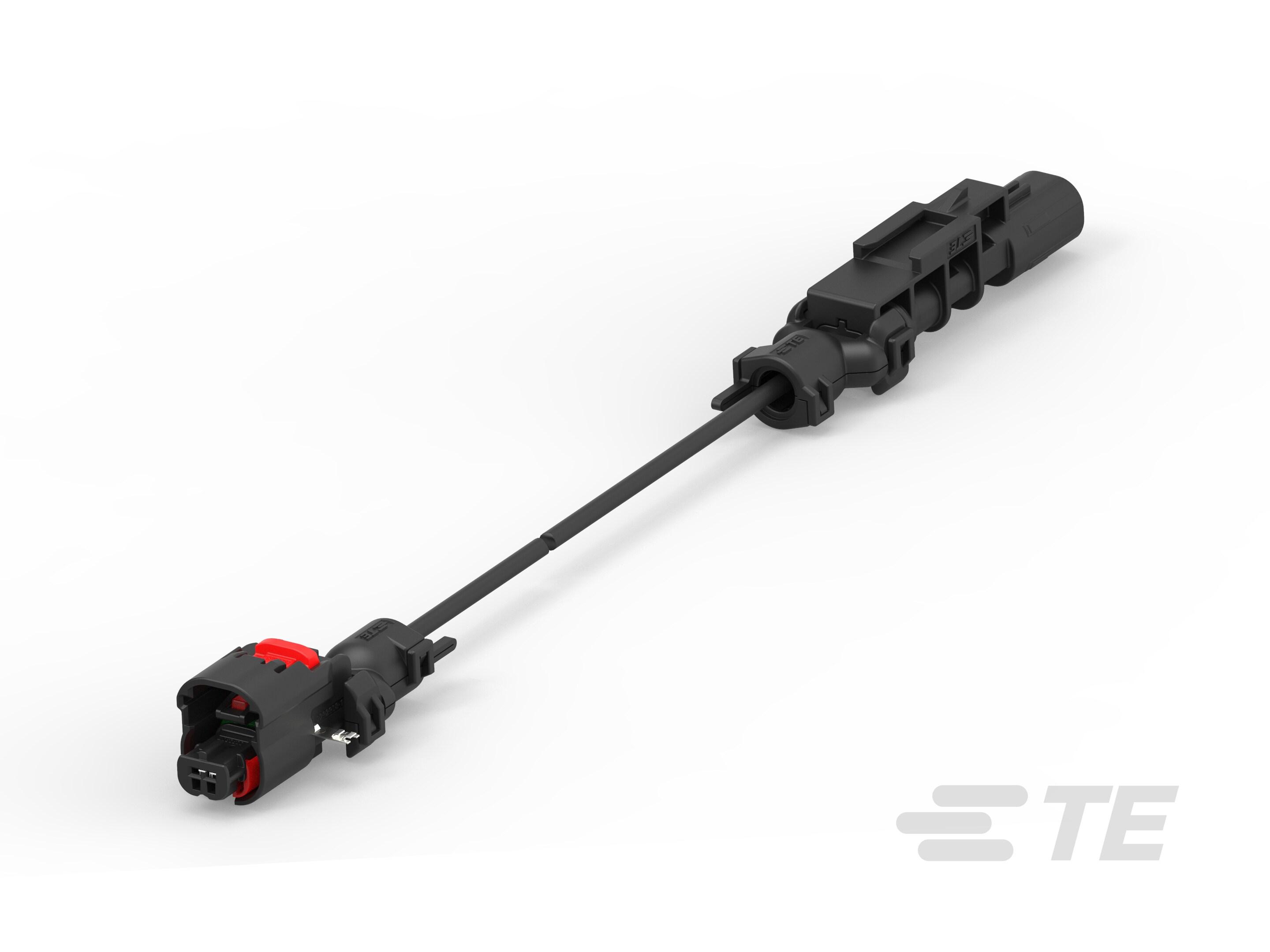 TE Connectivity 1 Way Male to 2 Way Male F Type Cable assembly, 5m