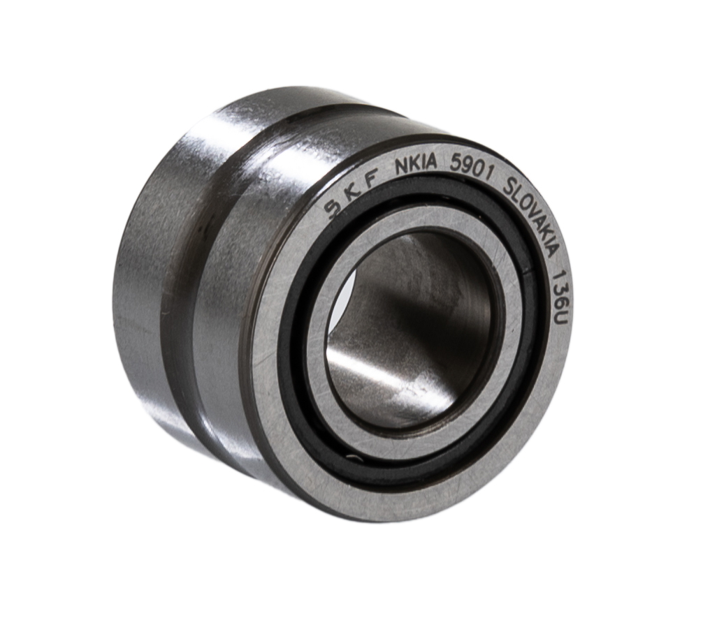 SKF NKIA 5901 12 mm ID Combined Needle Roller & Angular Contact Ball Bearing Needle, 24 mm OD