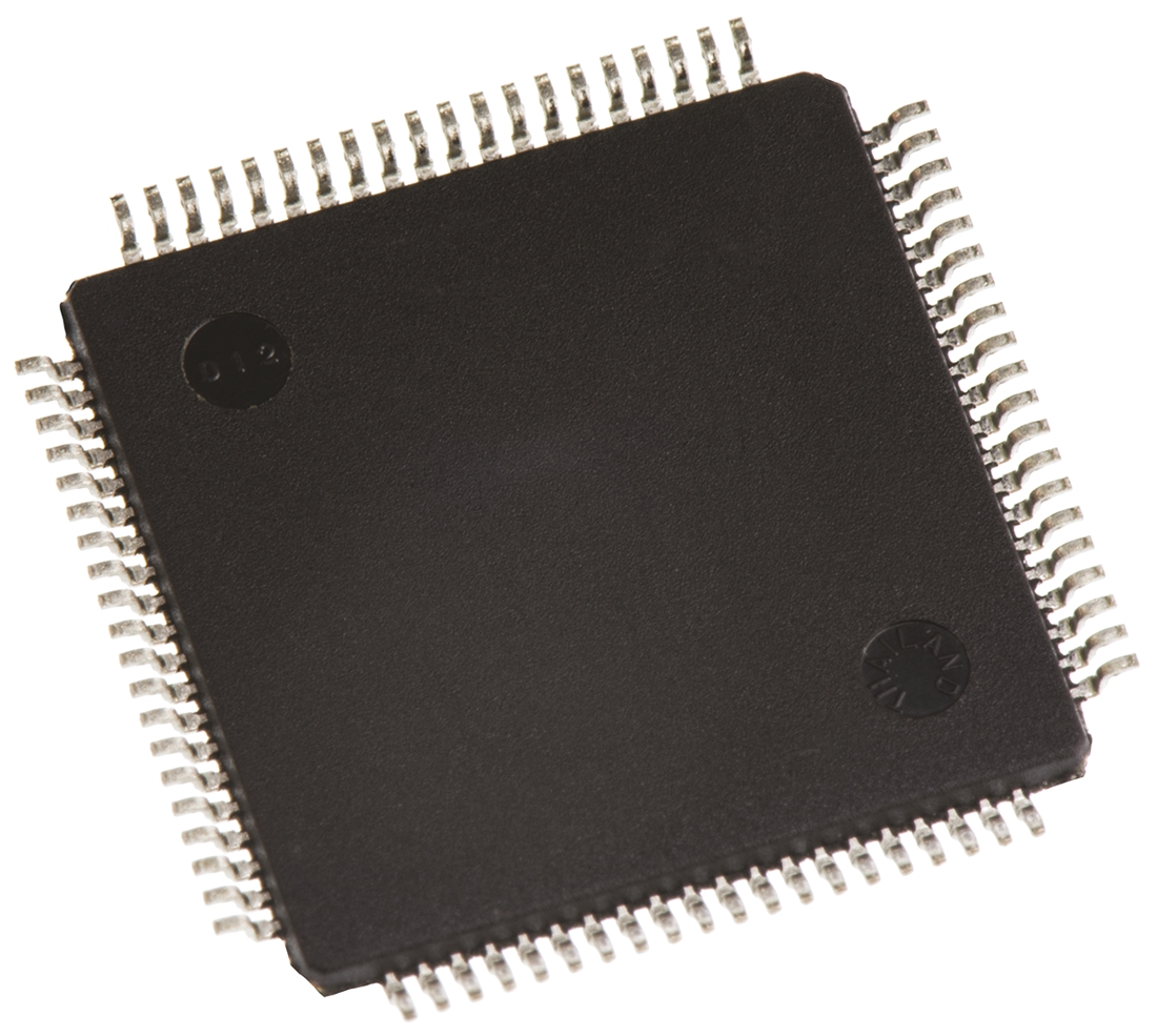Microchip PIC18LF8722-I/PT, 8 bit PIC, PIC18LF8722 Microcontroller, 40 MHz, 128kB FLASH, 80-Pin TQFP