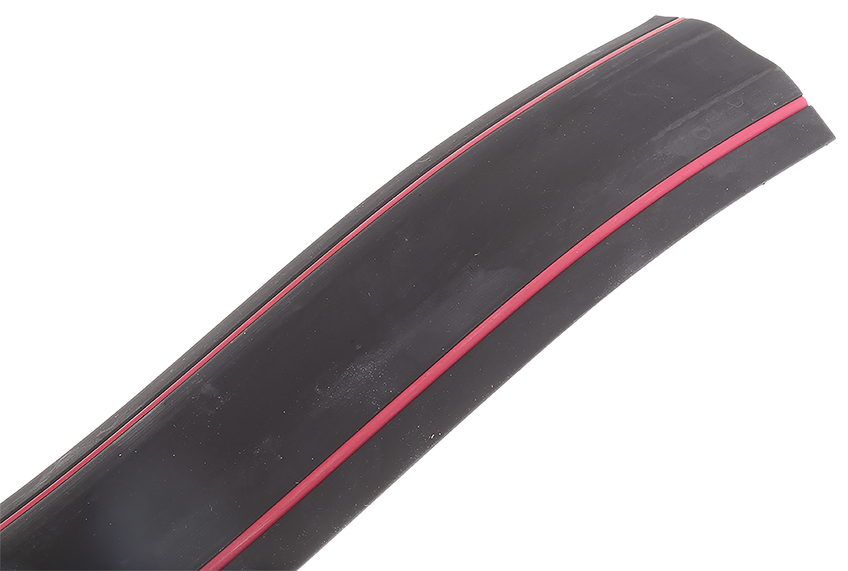 RS PRO 3m Black/Red Cable Cover in Rubber, 30 x 10mm Inside dia.