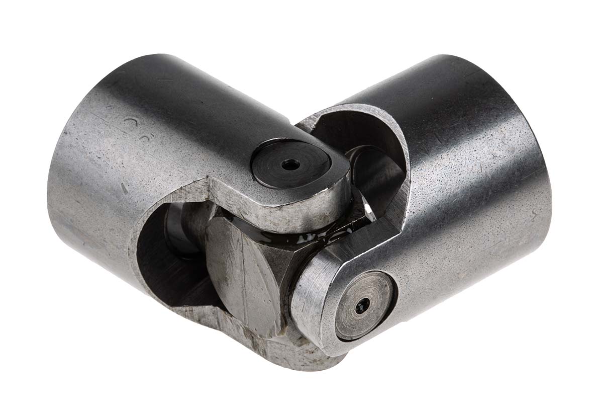 RS PRO Universal Joint, Single, Plain, Bore 16mm, 68mm Length